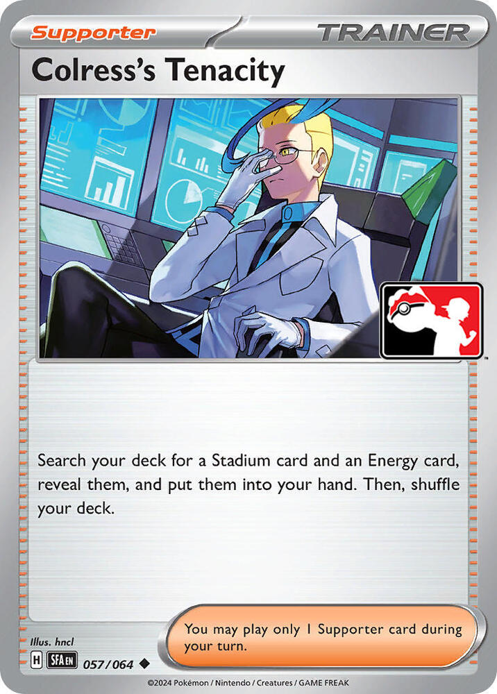 Colress's Tenacity Series 6/7 057/064 (Prize Pack Series Cards)  - Holofoil | Good Games Adelaide SA