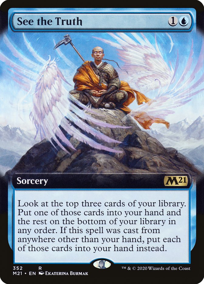 See the Truth (Extended Art) [Core Set 2021] | Good Games Adelaide SA