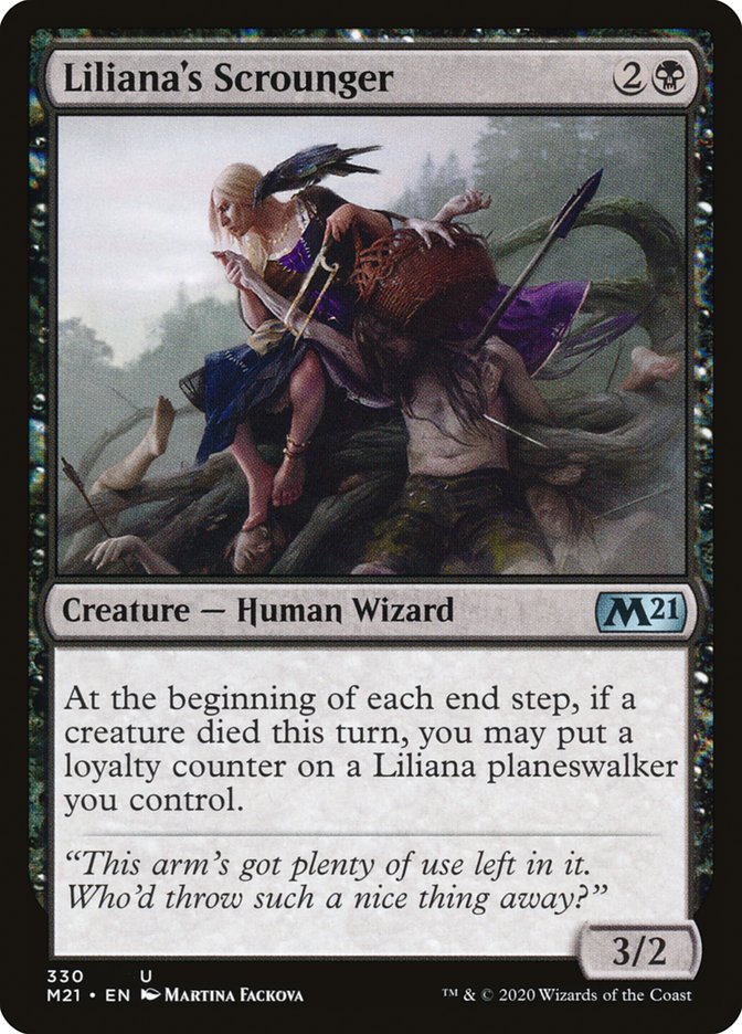 Liliana's Scrounger 330 (Core Set 2021)  | Good Games Adelaide SA