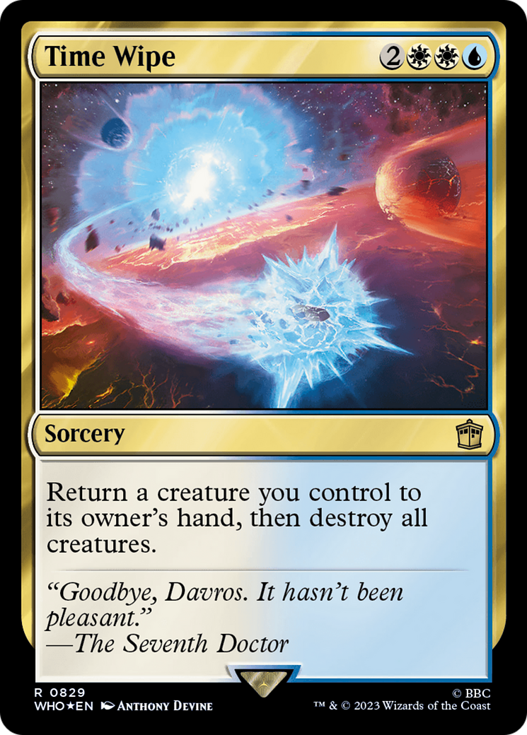 Time Wipe (Surge Foil) [Doctor Who] | Good Games Adelaide SA