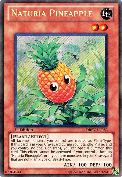 Naturia Pineapple [DREV-EN082] Secret Rare | Good Games Adelaide SA