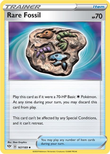 Rare Fossil 167/189 (SWSH03: Darkness Ablaze)  | Good Games Adelaide SA