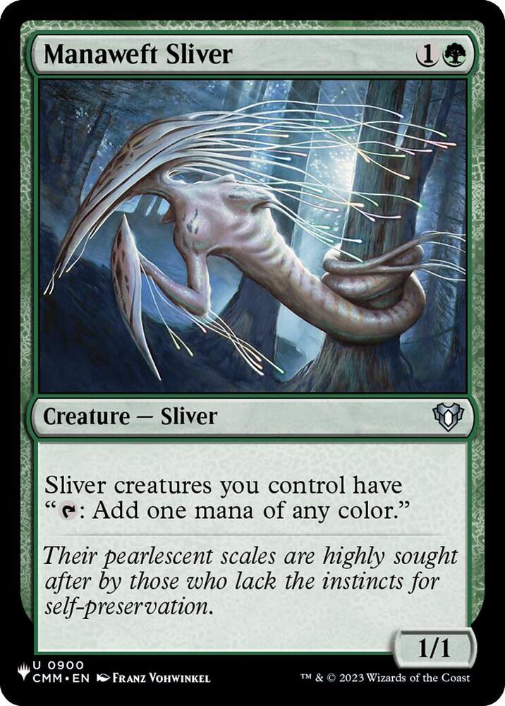 Manaweft Sliver CMM 900 (The List Reprints)  | Good Games Adelaide SA