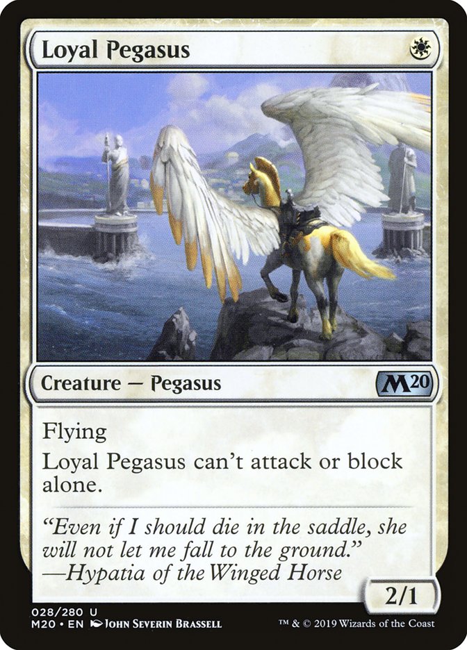 Loyal Pegasus 28 (Core Set 2020)  | Good Games Adelaide SA
