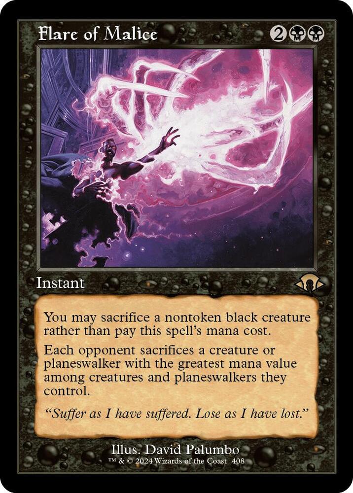 Flare of Malice 408 (Modern Horizons 3)  - Retro | Good Games Adelaide SA