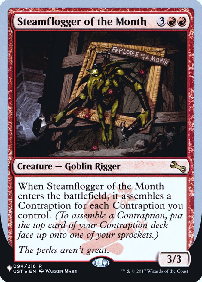 Steamflogger of the Month (Unfinity Foil Edition) [The List] | Good Games Adelaide SA