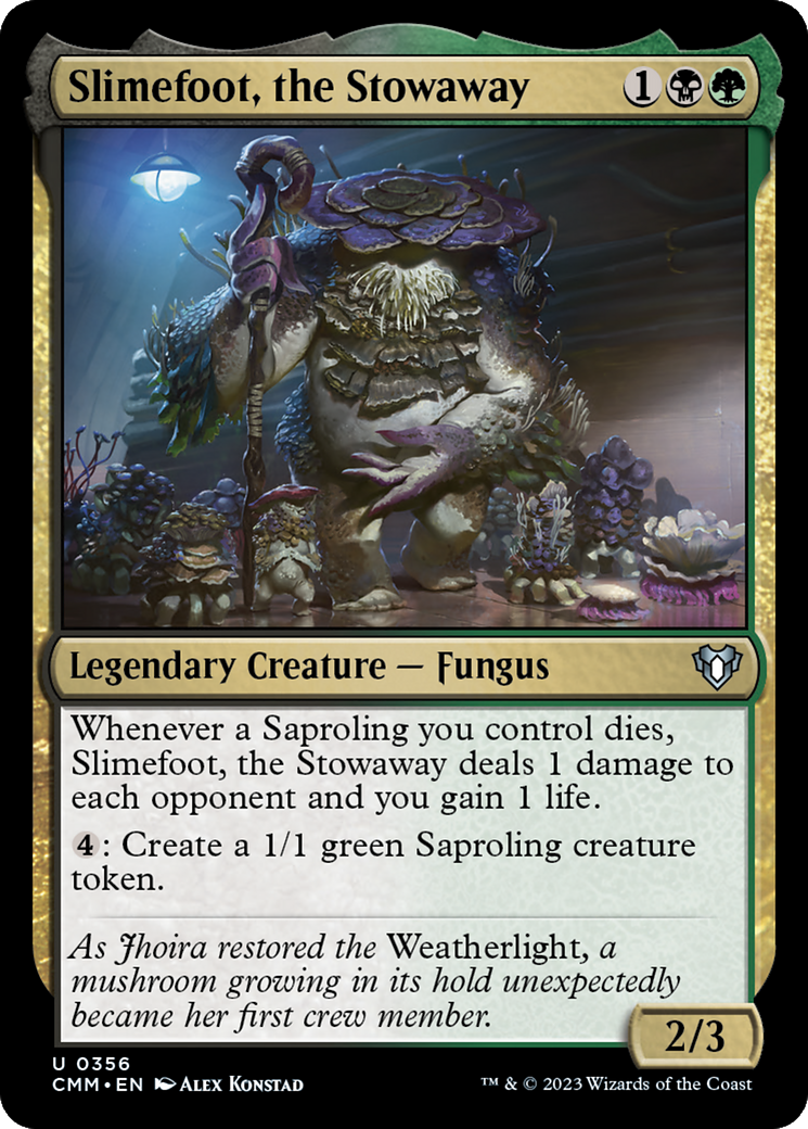 Slimefoot, the Stowaway [Commander Masters] | Good Games Adelaide SA