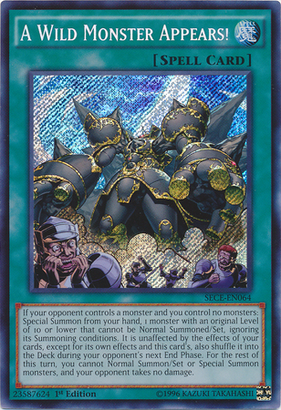A Wild Monster Appears! [SECE-EN064] Secret Rare | Good Games Adelaide SA