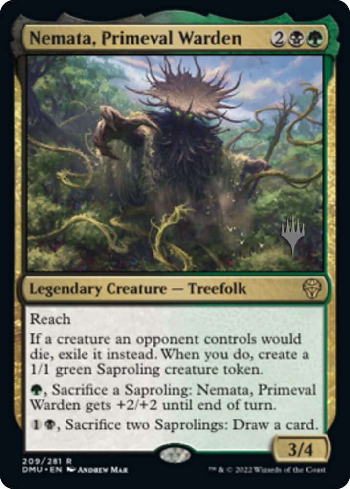 Nemata Primeval Warden 209 (Promo Pack: Dominaria United)  | Good Games Adelaide SA