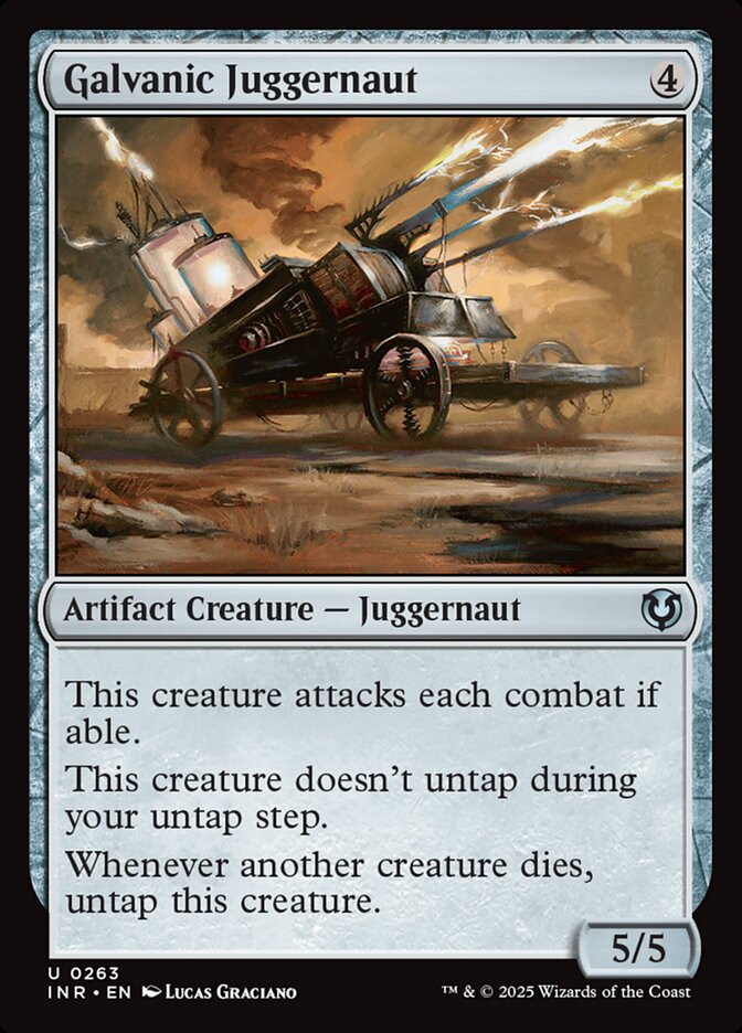 Galvanic Juggernaut 263 (Innistrad Remastered)  - Foil | Good Games Adelaide SA
