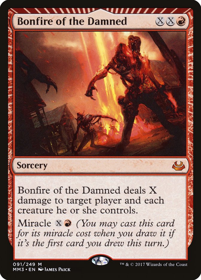 Bonfire of the Damned 91 (Modern Masters 2017)  | Good Games Adelaide SA