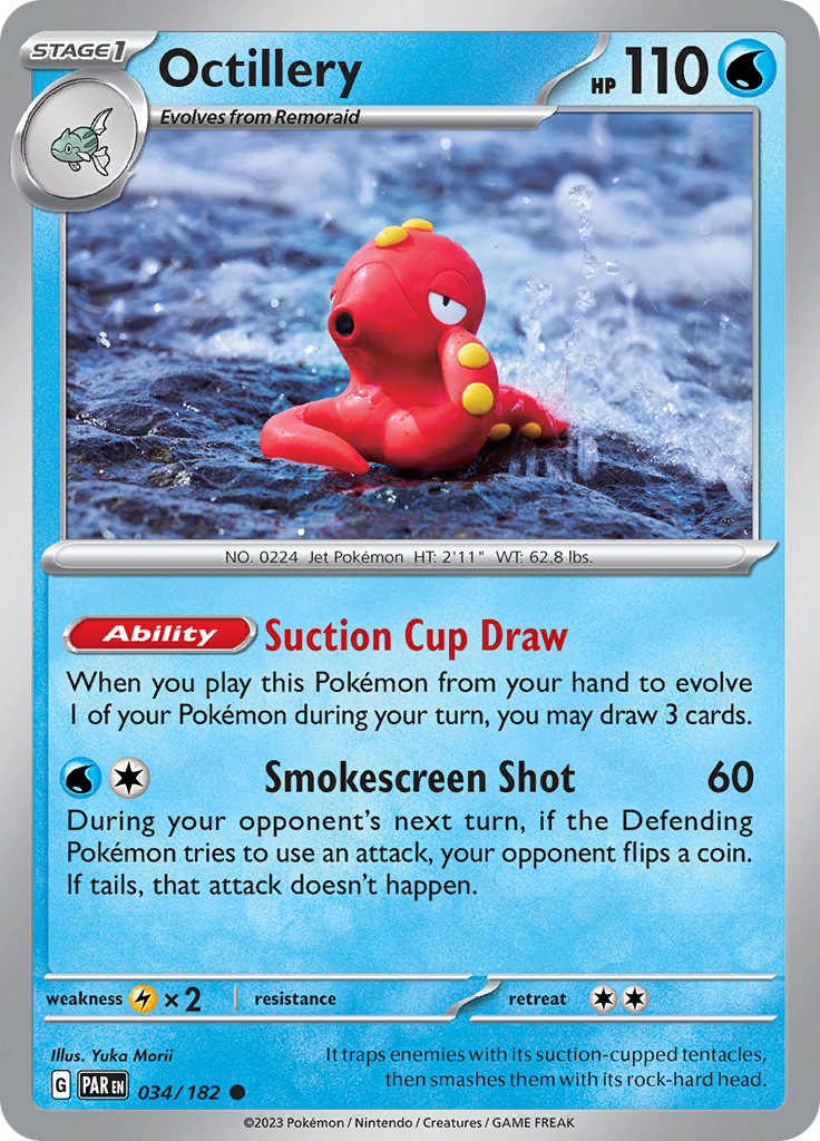 Octillery (034/182) [Scarlet & Violet: Paradox Rift] | Good Games Adelaide SA