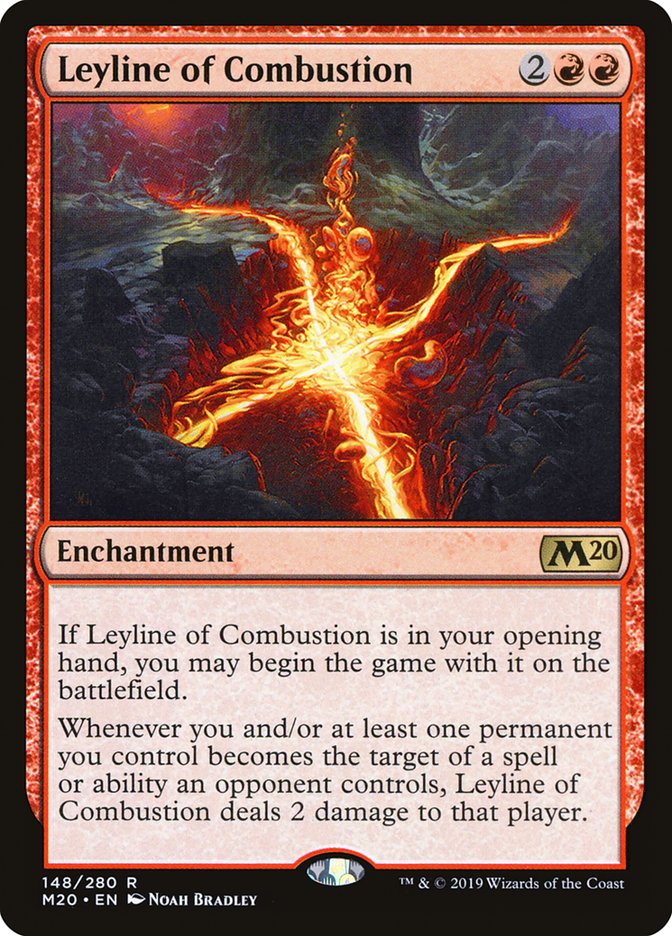 Leyline of Combustion [Core Set 2020] | Good Games Adelaide SA