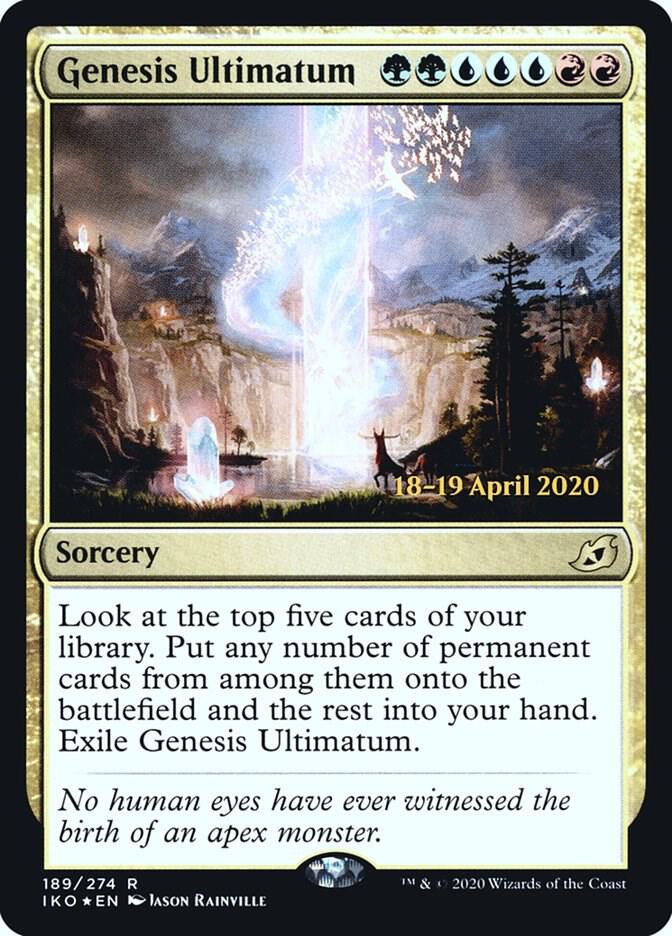 Genesis Ultimatum 189 (Prerelease Cards)  - Foil | Good Games Adelaide SA