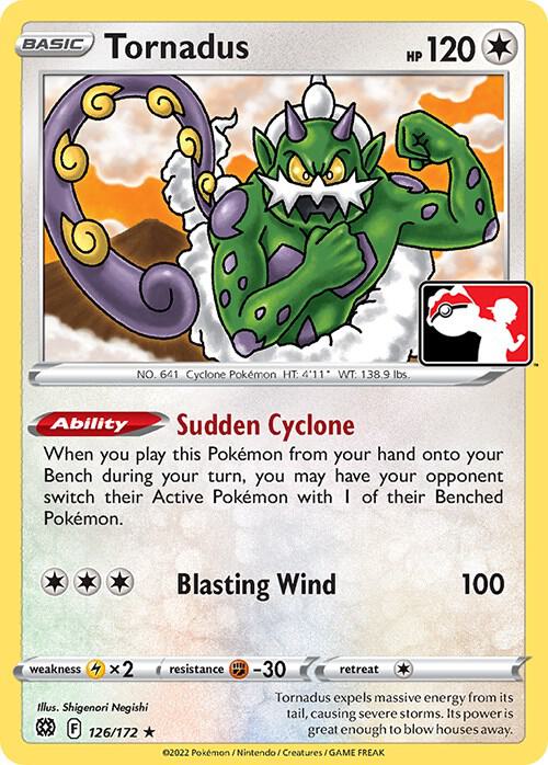 Tornadus Series 2/3 126/172 (Prize Pack Series Cards)  | Good Games Adelaide SA
