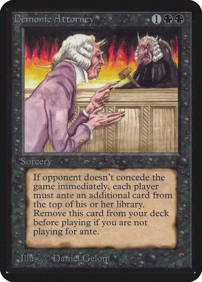 Demonic Attorney  (Alpha Edition)  | Good Games Adelaide SA
