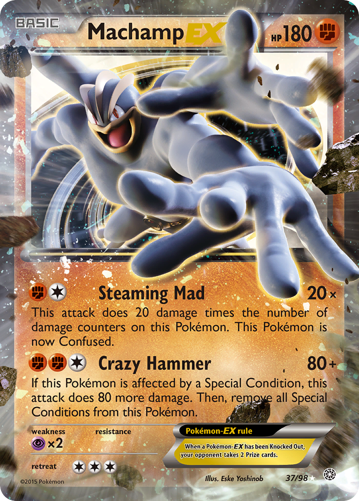 Machamp EX (37/98) [XY: Ancient Origins] | Good Games Adelaide SA