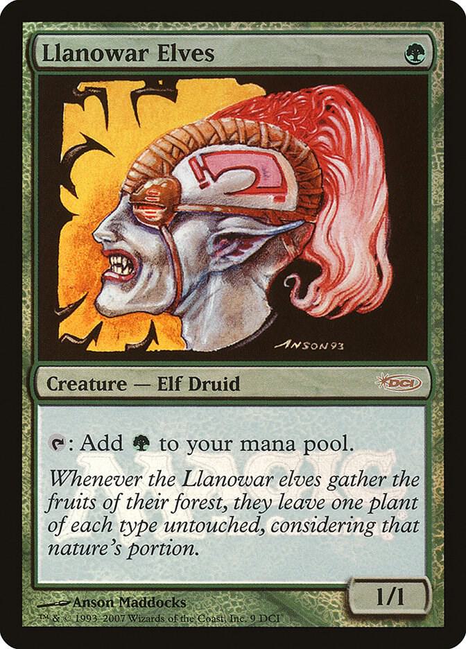 Llanowar Elves 9 (WPN & Gateway Promos)  - Foil | Good Games Adelaide SA