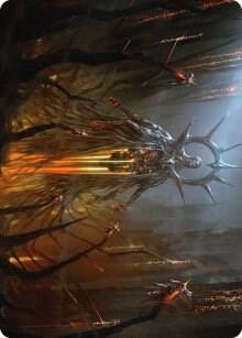 Solphim Mayhem Dominus Art Card 35 (Art Series: Phyrexia: All Will Be One)  | Good Games Adelaide SA