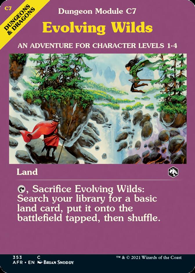 Evolving Wilds (Dungeon Module) (Borderless) [Dungeons & Dragons: Adventures in the Forgotten Realms] | Good Games Adelaide SA