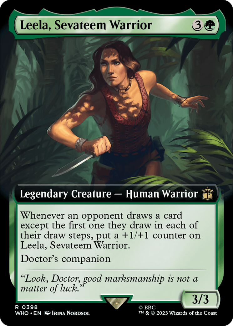 Leela, Sevateem Warrior (Extended Art) [Doctor Who] | Good Games Adelaide SA