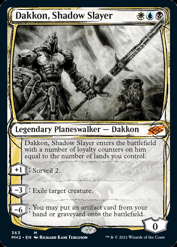 Dakkon, Shadow Slayer (Sketch) [Modern Horizons 2] | Good Games Adelaide SA