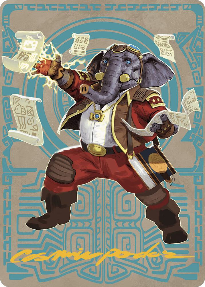 Quintorius Kand Art Card 65 81 Gold Stamped Signature 65 (Art Series: The Lost Caverns of Ixalan)  | Good Games Adelaide SA
