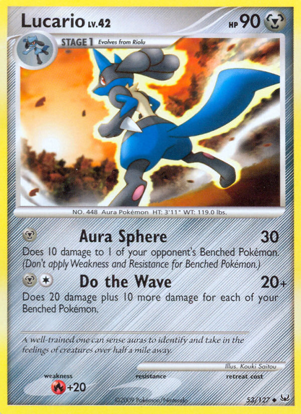 Lucario (53/127) [Platinum: Base Set] | Good Games Adelaide SA