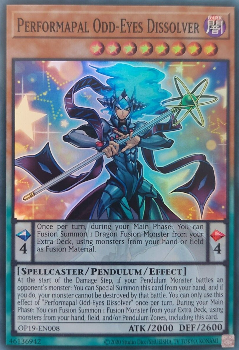 Performapal Odd-Eyes Dissolver [OP19-EN008] Super Rare | Good Games Adelaide SA
