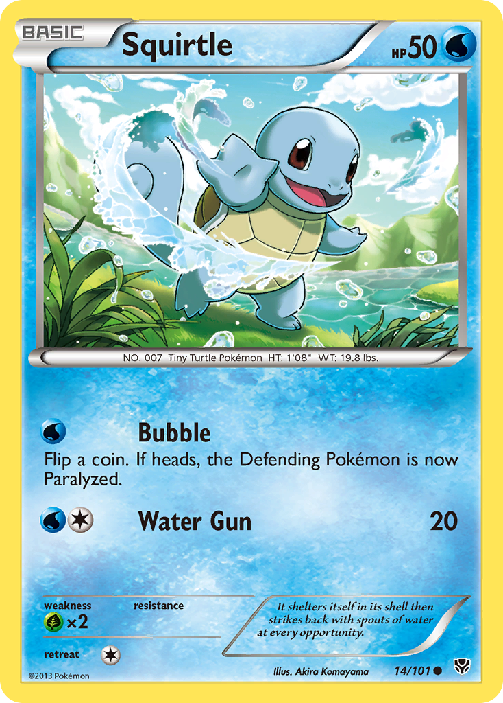 Squirtle (14/101) [Black & White: Plasma Blast] | Good Games Adelaide SA