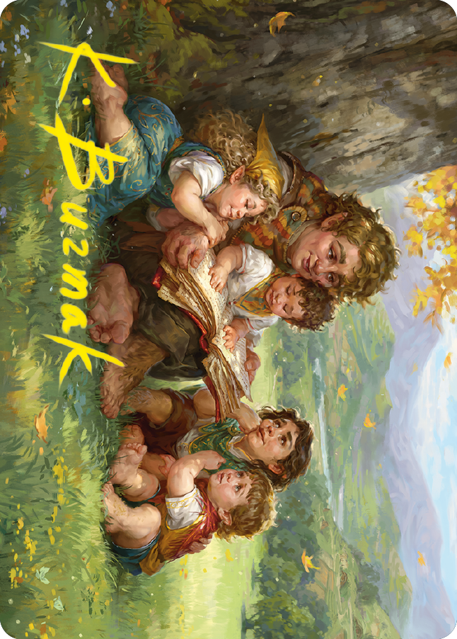 Samwise Gamgee Art Card (19/81) (Gold-Stamped Signature) [The Lord of the Rings: Tales of Middle-earth Art Series] | Good Games Adelaide SA