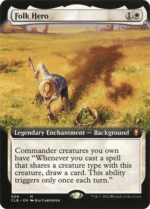 Folk Hero Extended Art 608 (Commander Legends: Battle for Baldur's Gate)  | Good Games Adelaide SA
