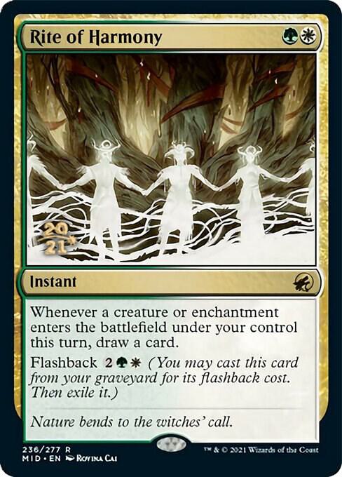 Rite of Harmony 236 (Prerelease Cards)  - Foil | Good Games Adelaide SA