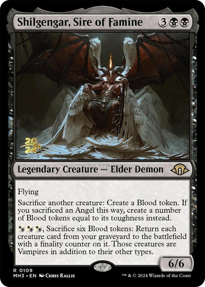 Shilgengar Sire of Famine 109 (Prerelease Cards)  - Foil | Good Games Adelaide SA