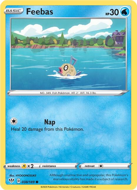 Feebas 038/189 (SWSH03: Darkness Ablaze)  | Good Games Adelaide SA