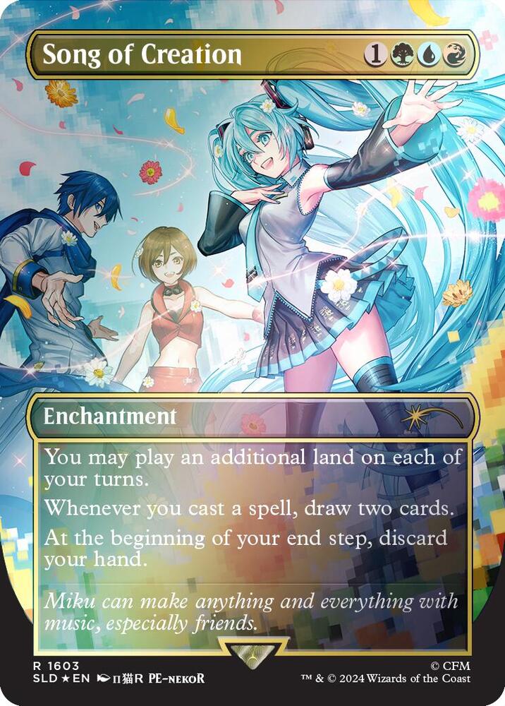 Song of Creation Rainbow Foil 1603 (Secret Lair Drop Series)  - Foil | Good Games Adelaide SA