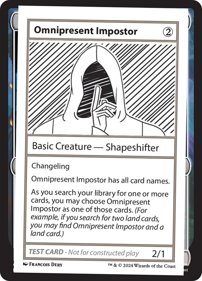 Omnipresent Impostor  (Mystery Booster 2 Playtest Cards)  | Good Games Adelaide SA