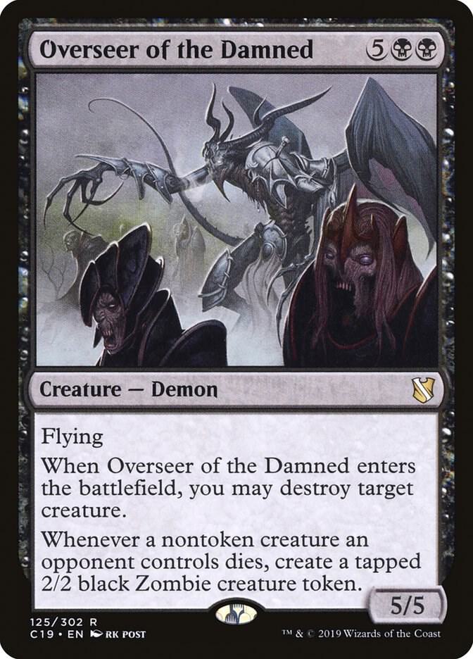 Overseer of the Damned 125 (Commander 2019)  | Good Games Adelaide SA