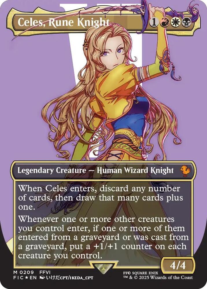 Celes Rune Knight 209 (Commander: FINAL FANTASY)  - Foil | Good Games Adelaide SA