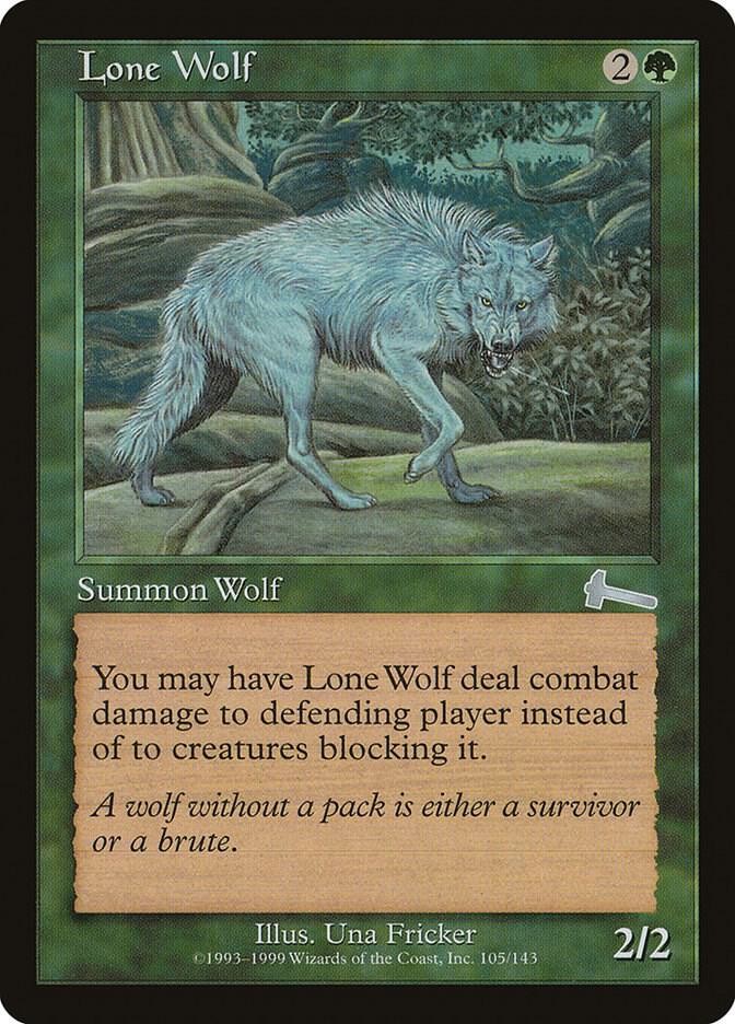 Lone Wolf 105 (Urza's Legacy)  - Foil | Good Games Adelaide SA