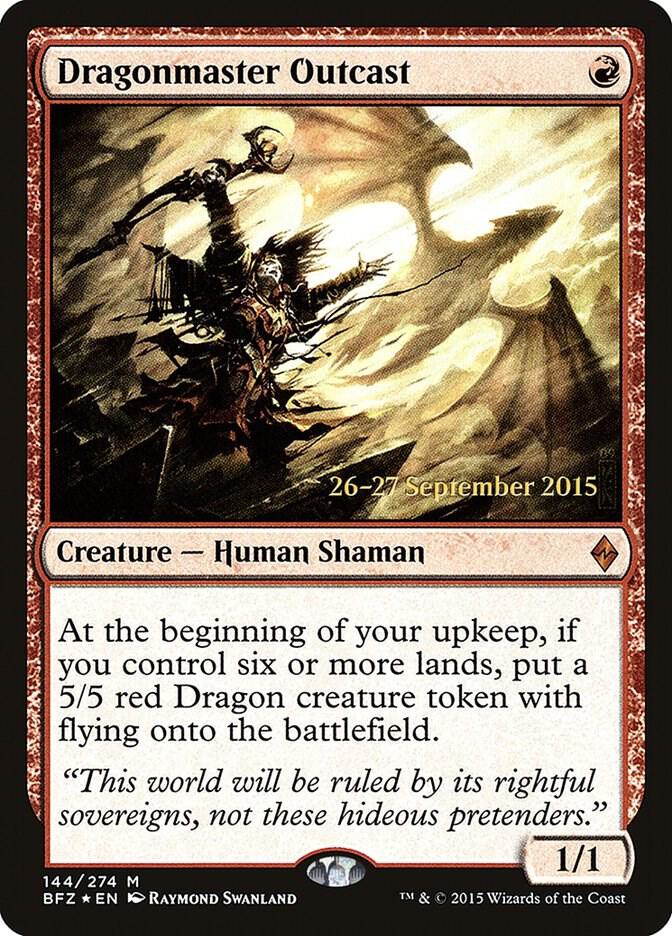 Dragonmaster Outcast 144 (Prerelease Cards)  - Foil | Good Games Adelaide SA