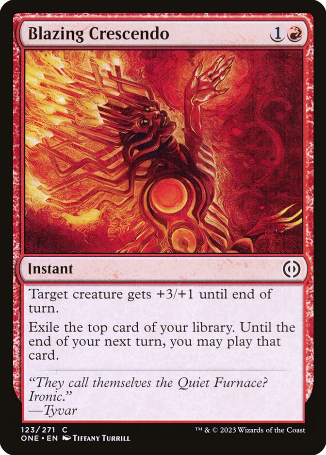 Blazing Crescendo 123 (Phyrexia: All Will Be One)  | Good Games Adelaide SA