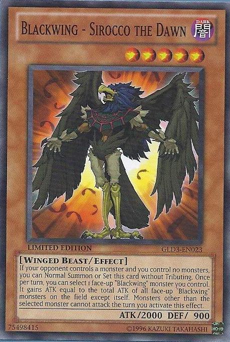 Blackwing - Sirocco the Dawn [GLD3-EN023] Common | Good Games Adelaide SA
