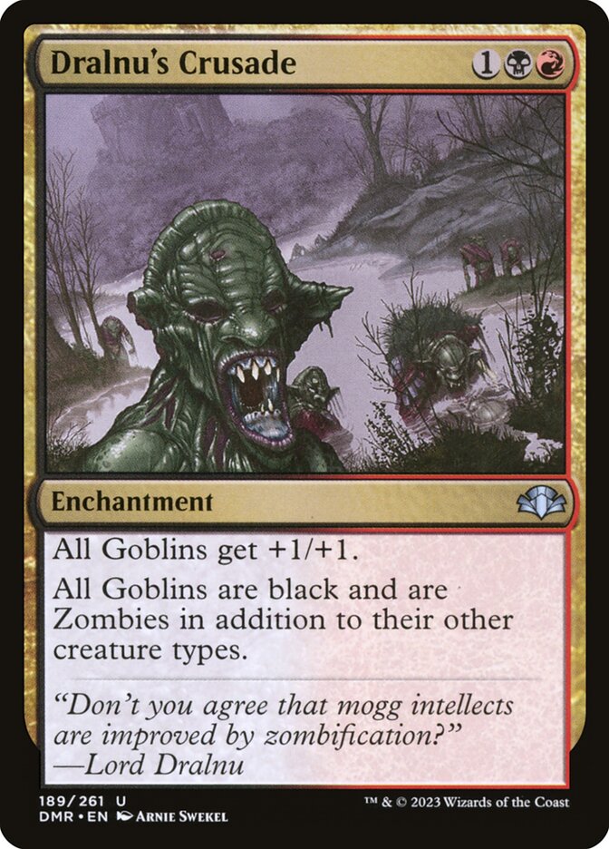 Dralnu's Crusade 189 (Dominaria Remastered)  - Foil | Good Games Adelaide SA