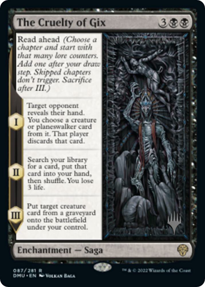 The Cruelty of Gix 87 (Promo Pack: Dominaria United)  - Foil | Good Games Adelaide SA