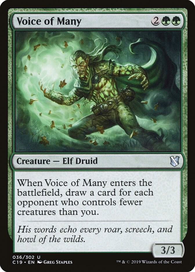 Voice of Many 36 (Commander 2019)  | Good Games Adelaide SA