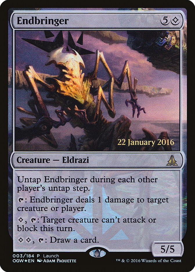 Endbringer (Prerelease) [Oath of the Gatewatch Promos] | Good Games Adelaide SA
