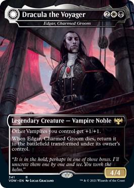 Dracula the Voyager Edgar Charmed Groom 341 (Innistrad: Crimson Vow)  | Good Games Adelaide SA