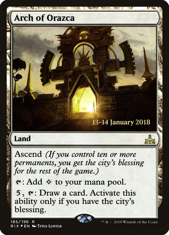 Arch of Orazca 185 (Prerelease Cards)  - PreRelease Foil | Good Games Adelaide SA