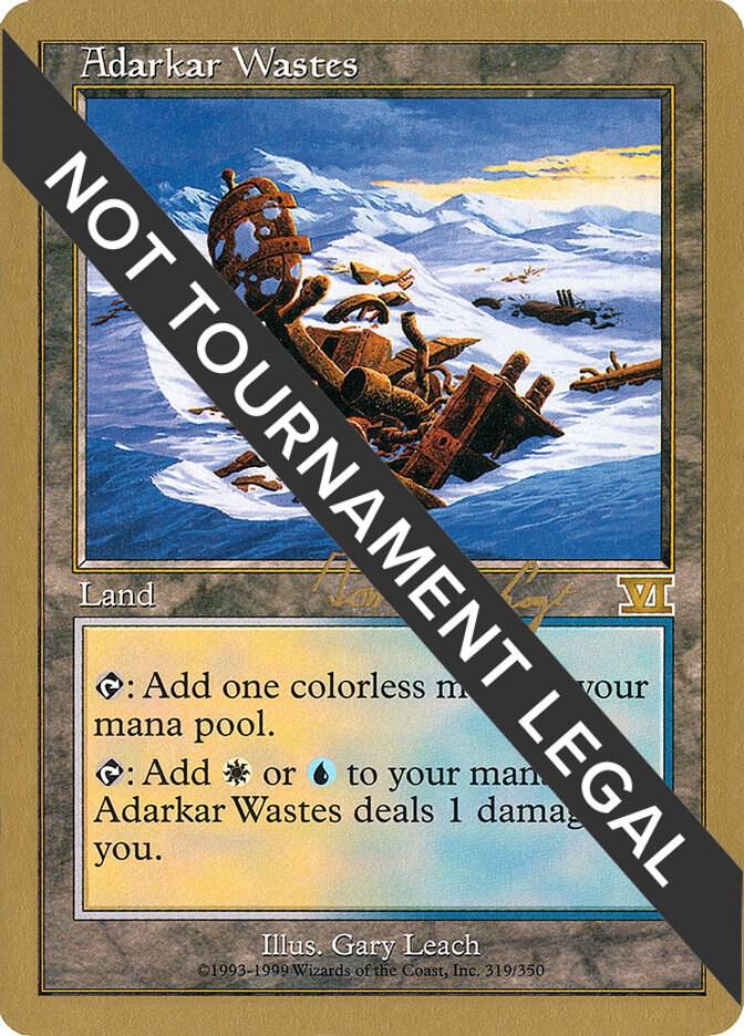 Adarkar Wastes 2000 Tom van de Logt 6ED  (World Championship Decks)  | Good Games Adelaide SA